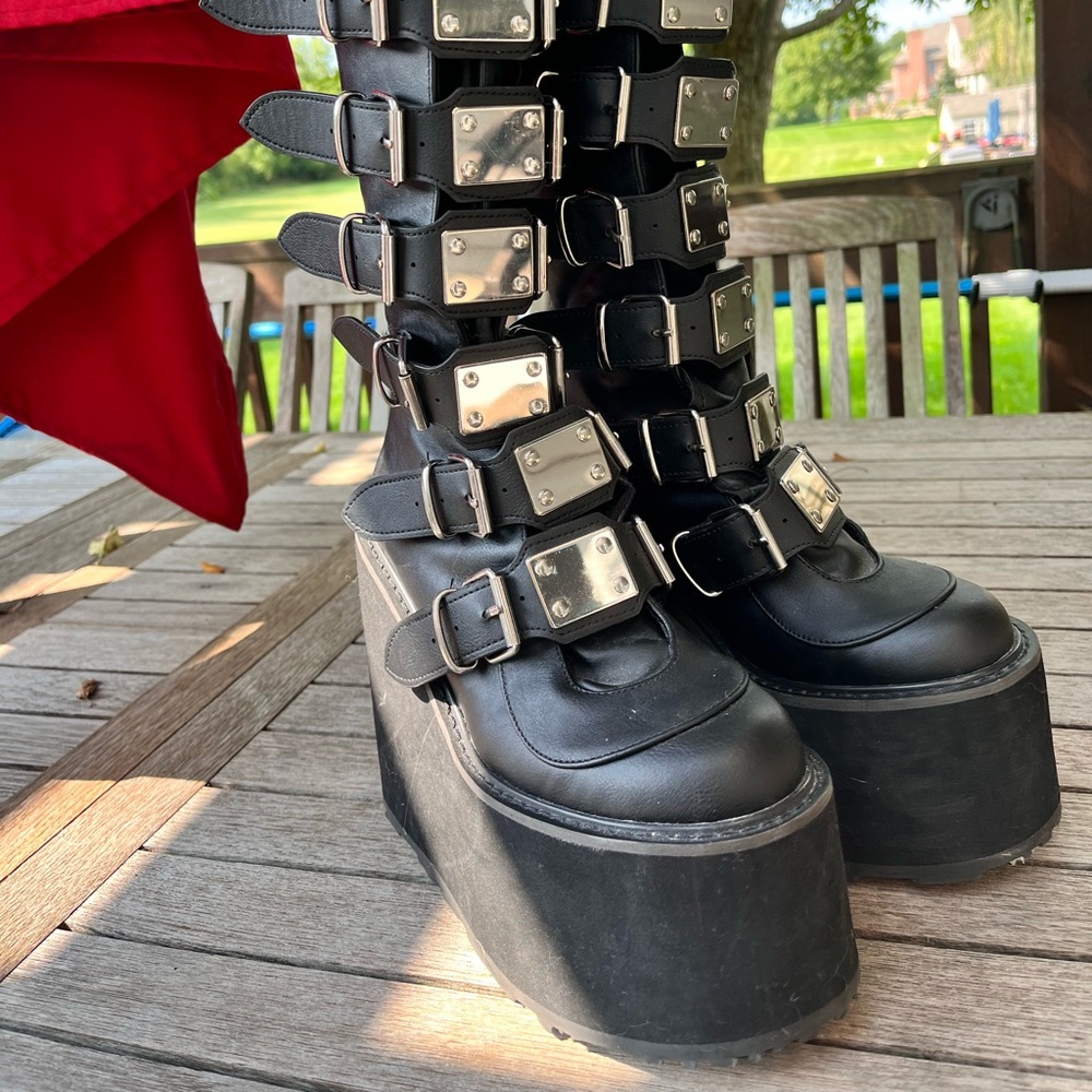 Demonia Swing-815 Boots Black - image 1
